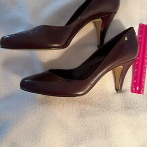 Etienne Aigner Dark Burgundy Heels